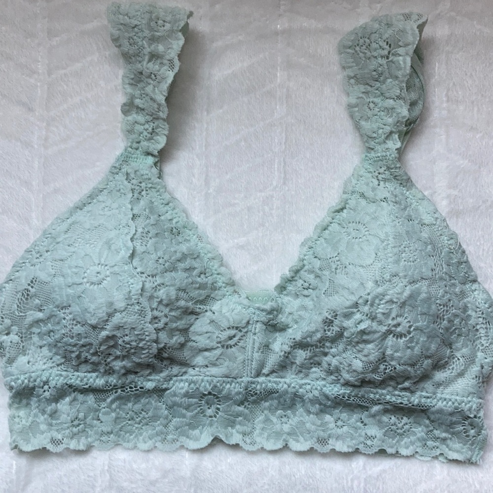 Jessica Simpson Mint Lace Bralette